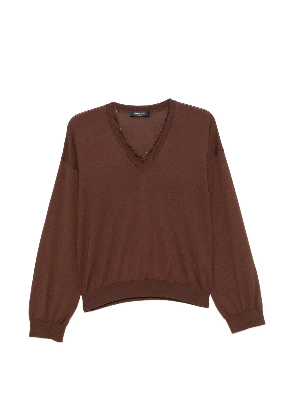 Fabiana Filippi V-neck sweater - Braun