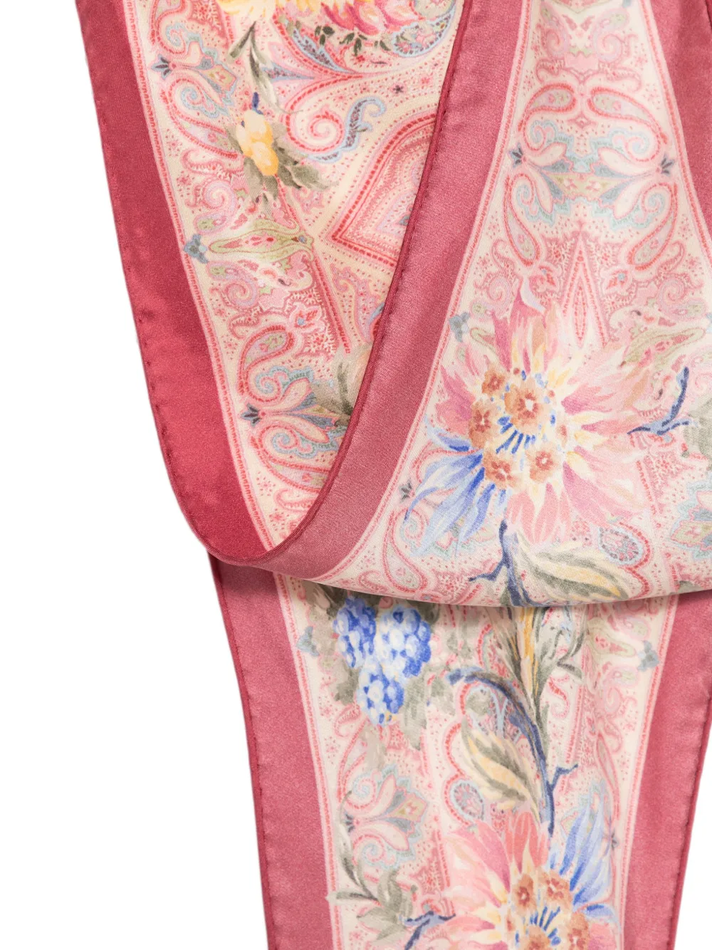 ETRO Sjaal met paisley-print Roze
