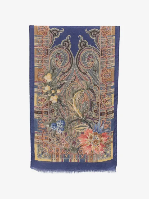 ETRO floral Paisley-print scarf