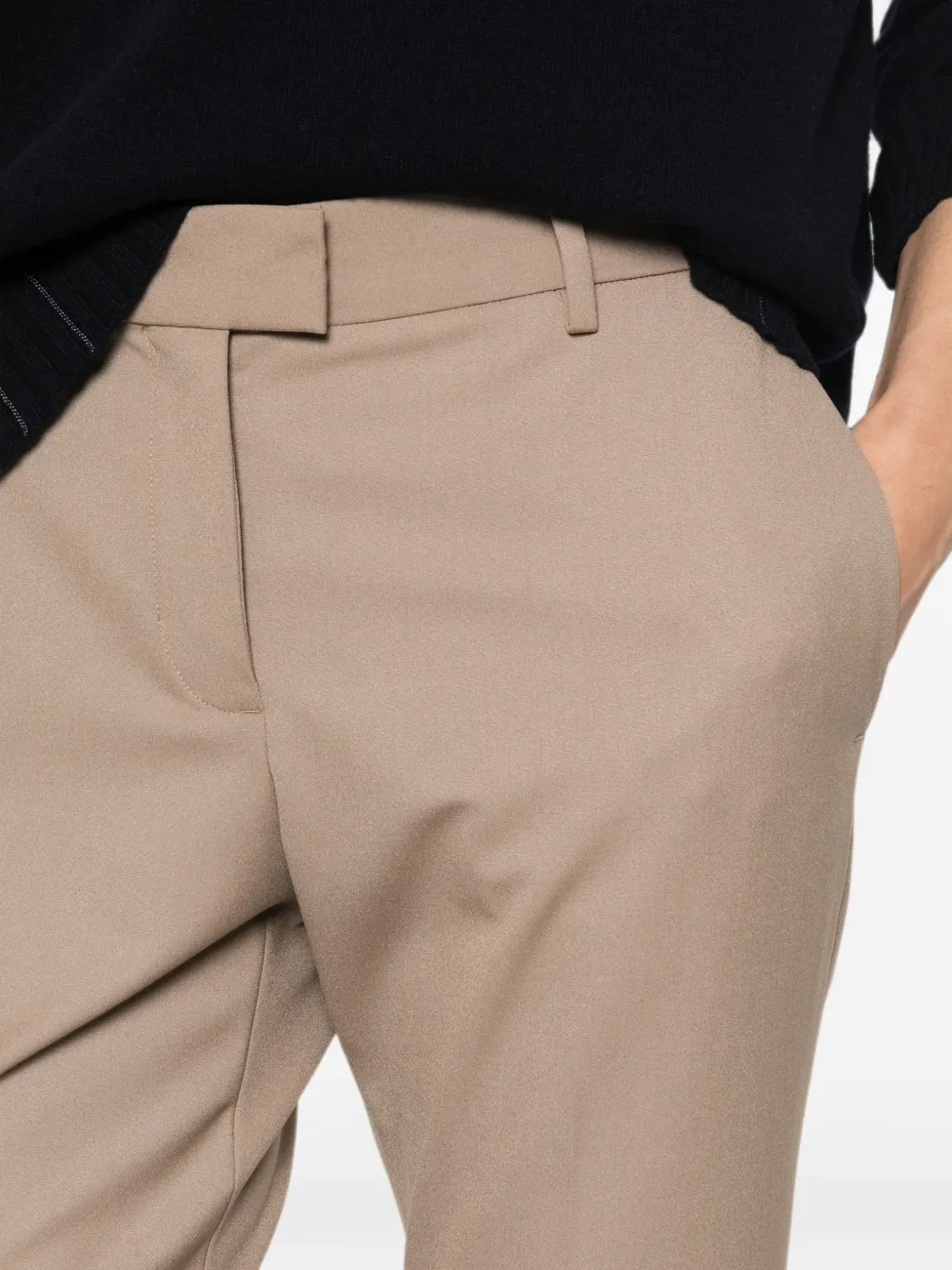 Fabiana Filippi Geplooide pantalon Beige