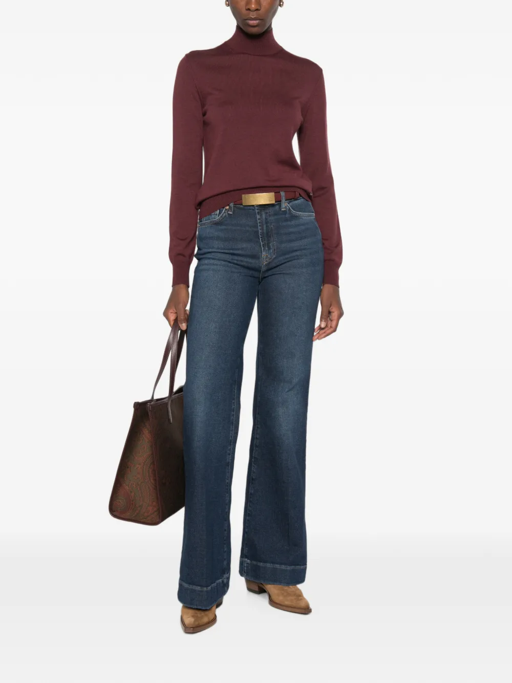 ETRO Coltrui met lange mouwen Rood