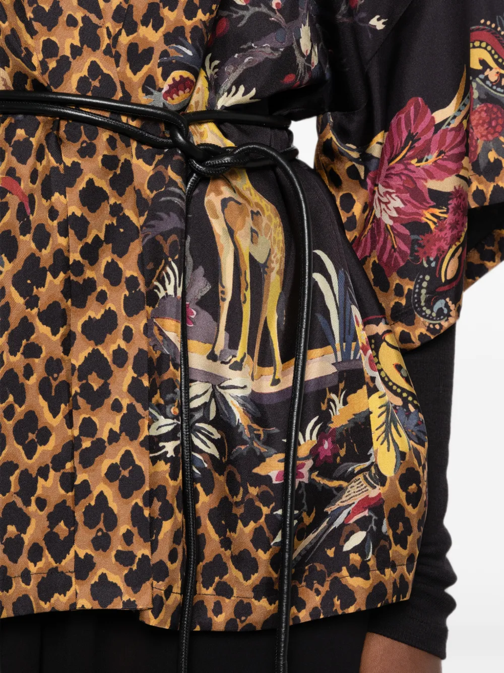 ETRO Blouse met paisley-print Zwart