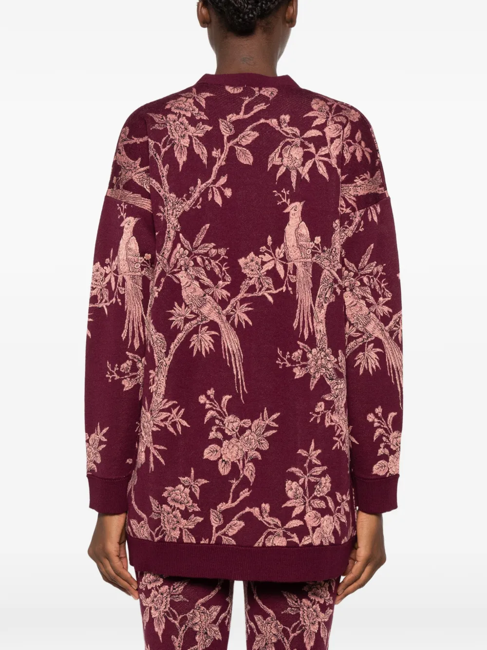 ETRO Vest met bloemen jacquard Rood