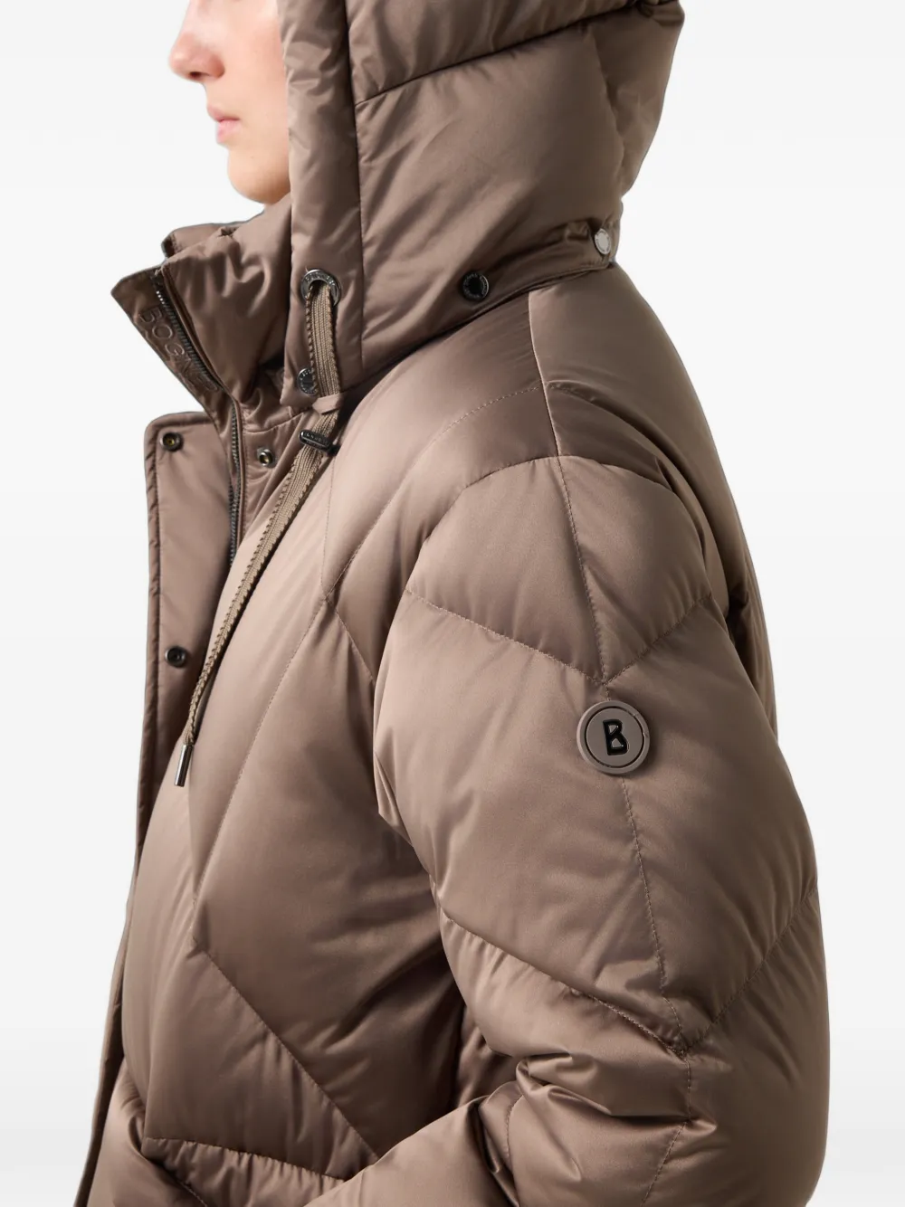 BOGNER Ginny gewatteerde jas Bruin