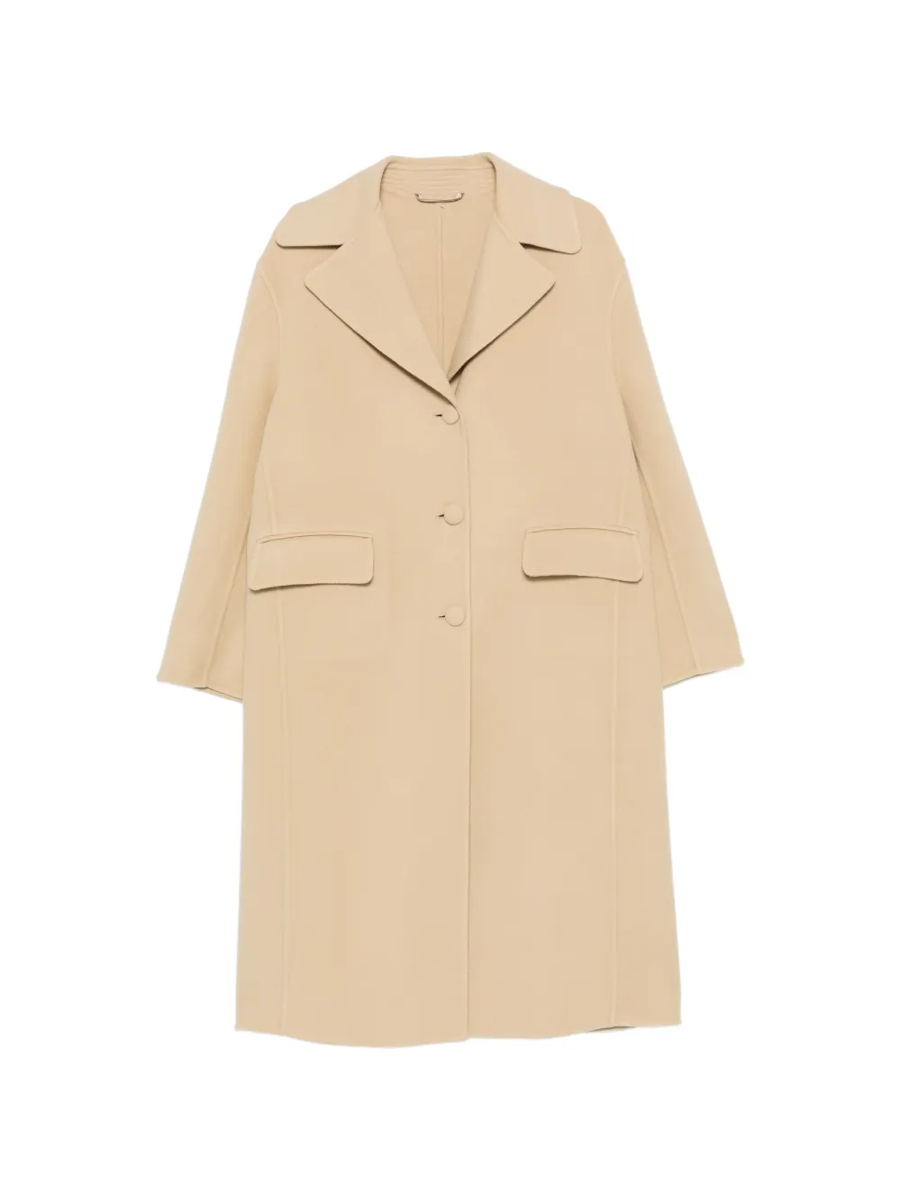 Ermanno Scervino single-breasted flap-pocket coat - Neutrals