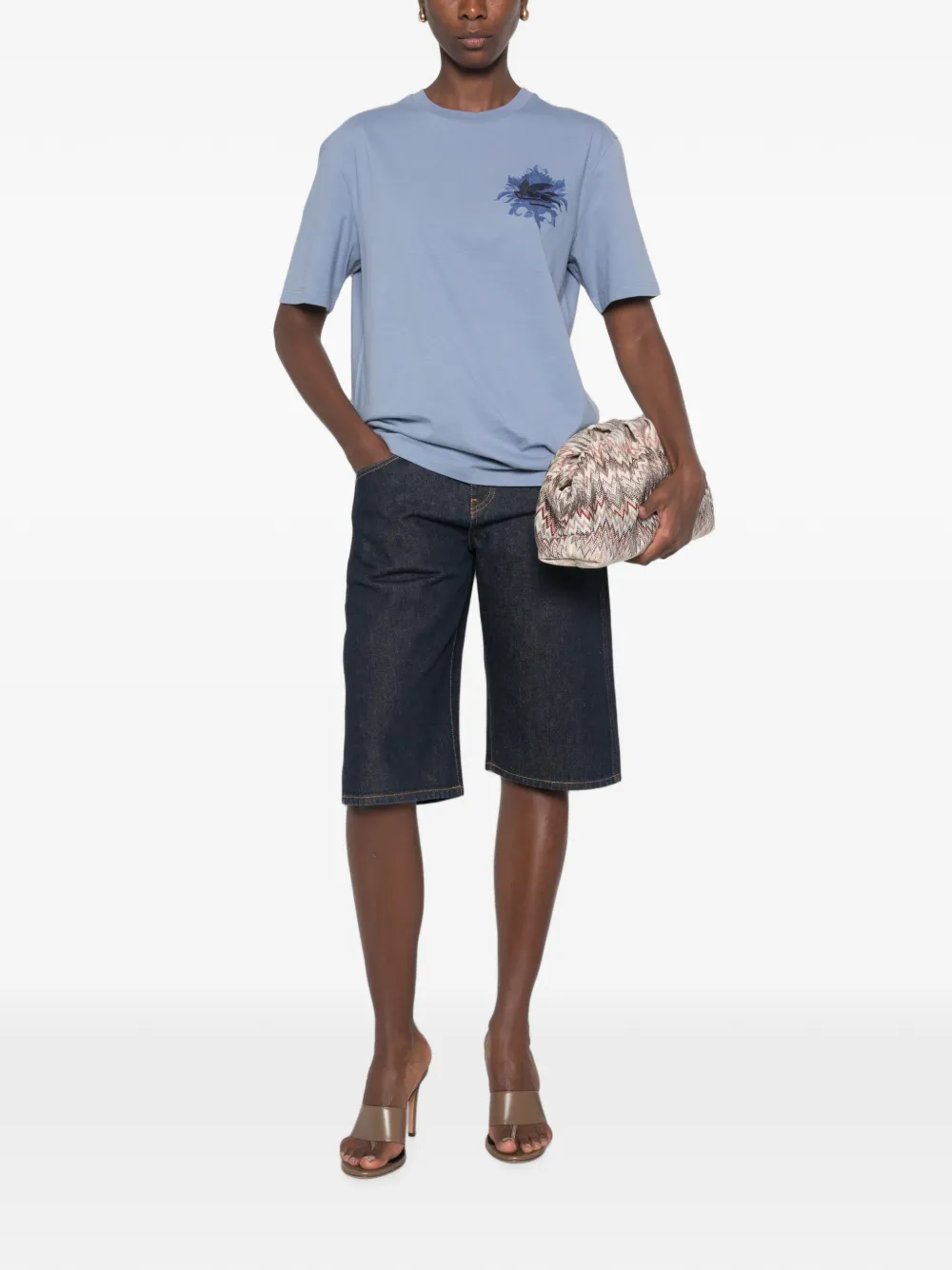 ETRO T-shirt Blauw
