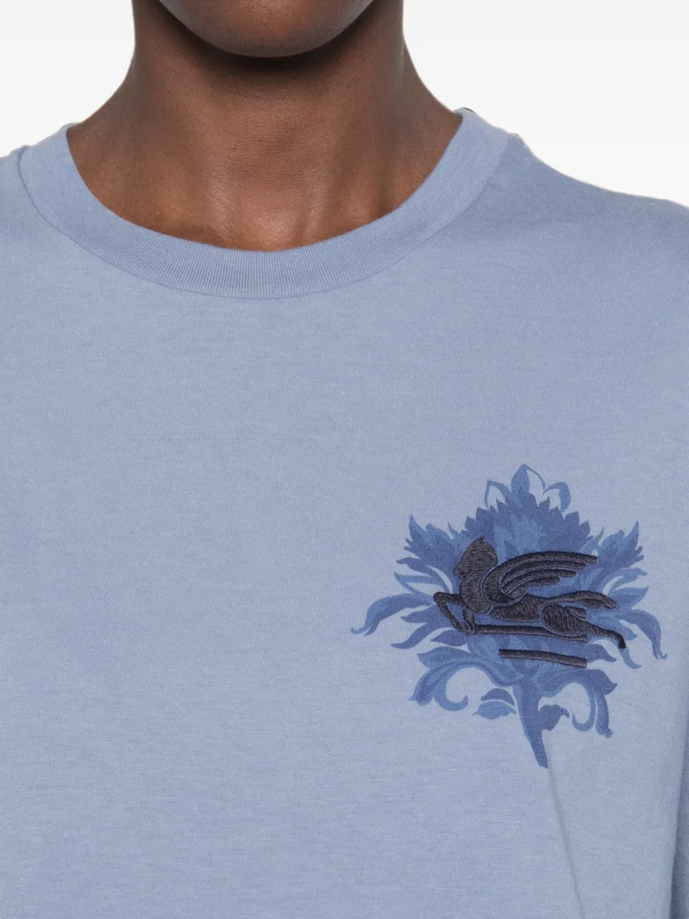 ETRO T-shirt Blauw