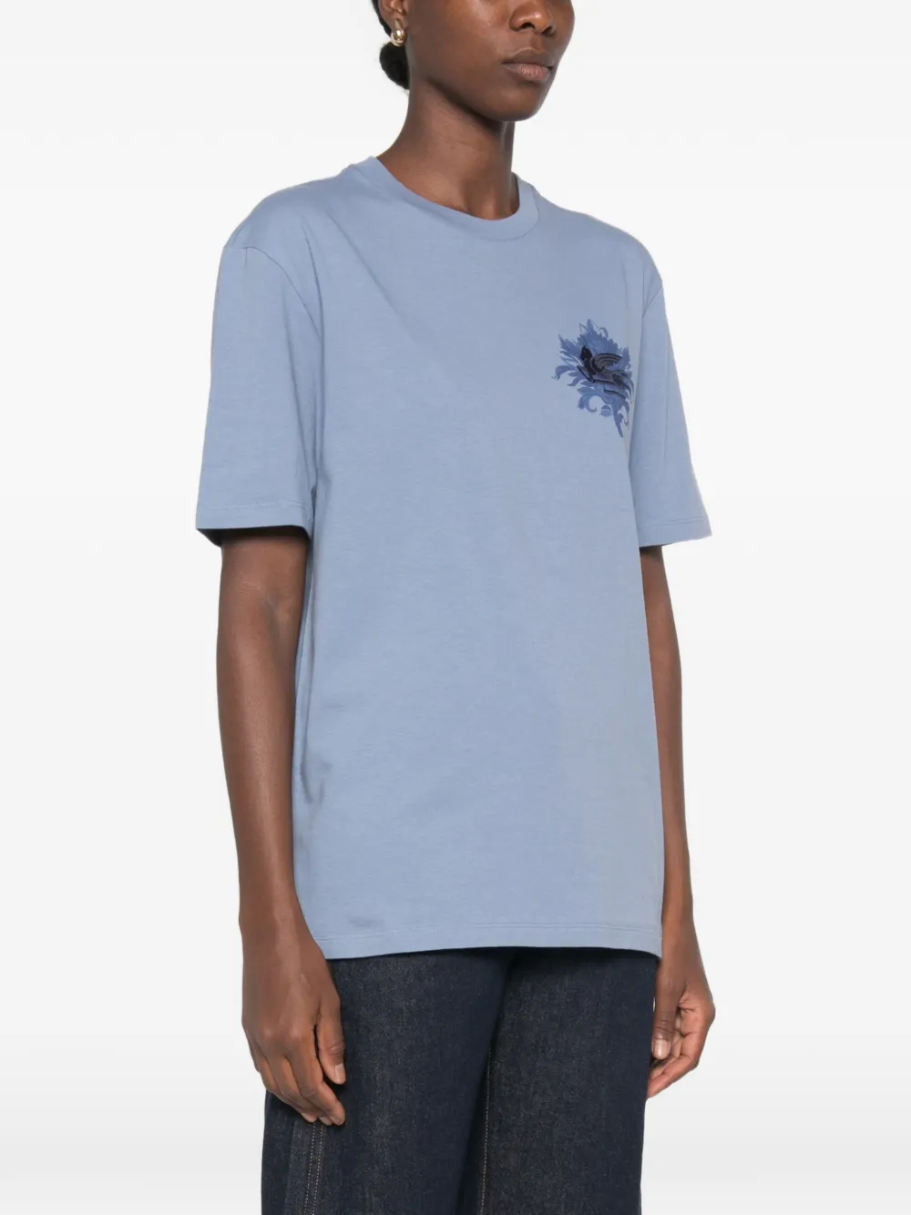 ETRO T-shirt Blauw