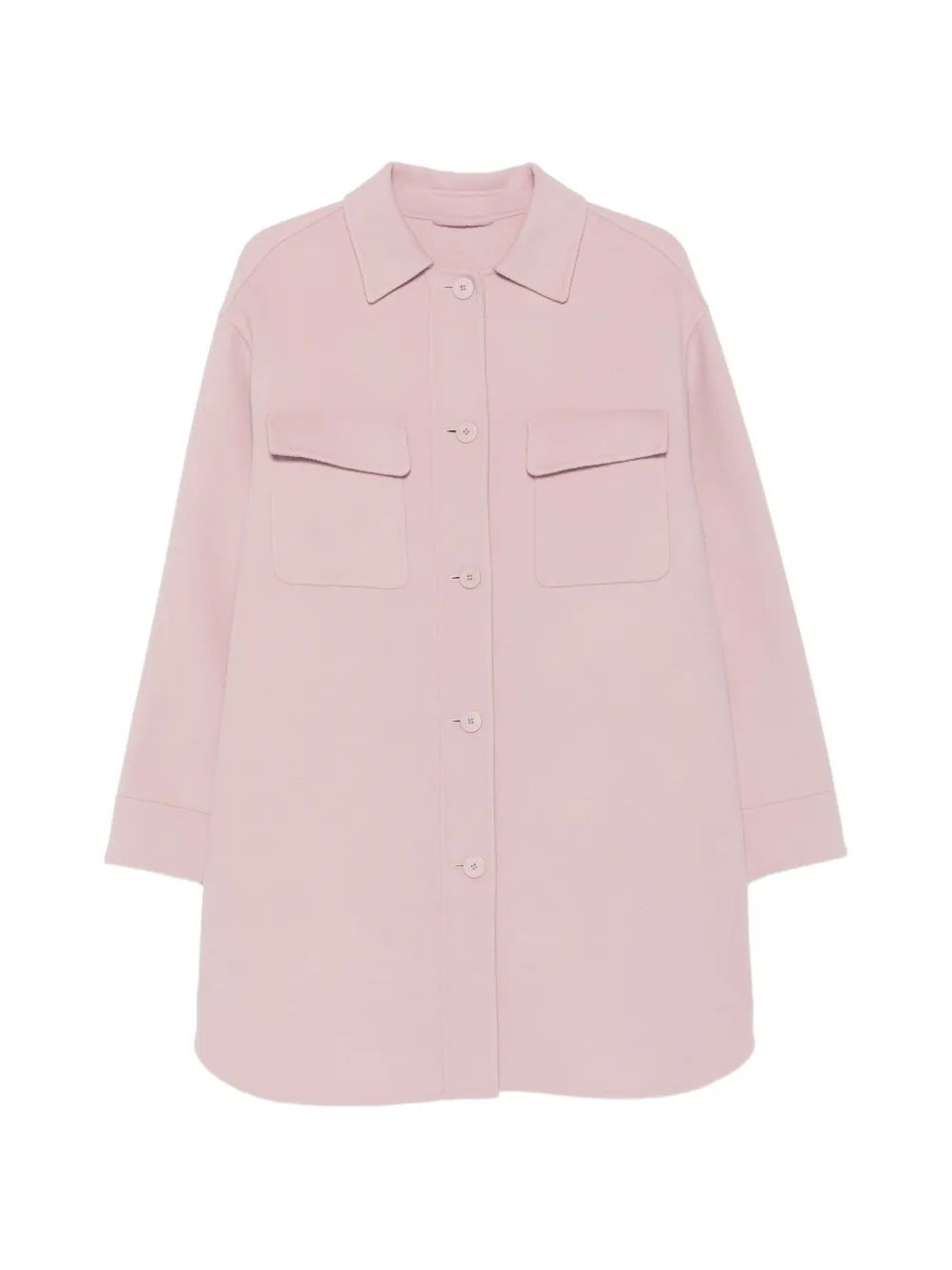 BOGNER button-up chest-pocket coat - Rosa