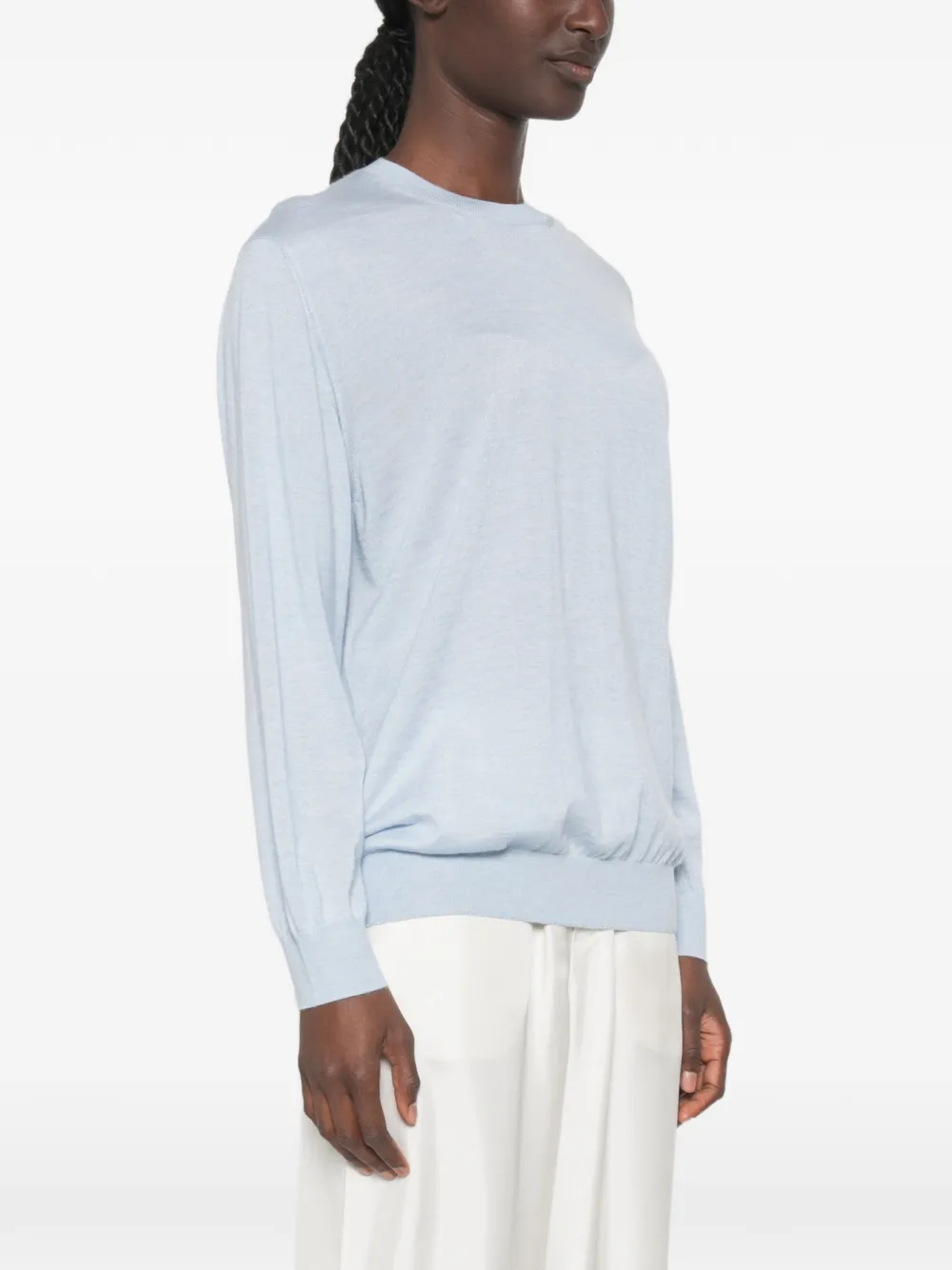 Fabiana Filippi Trui met hoge hals Blauw