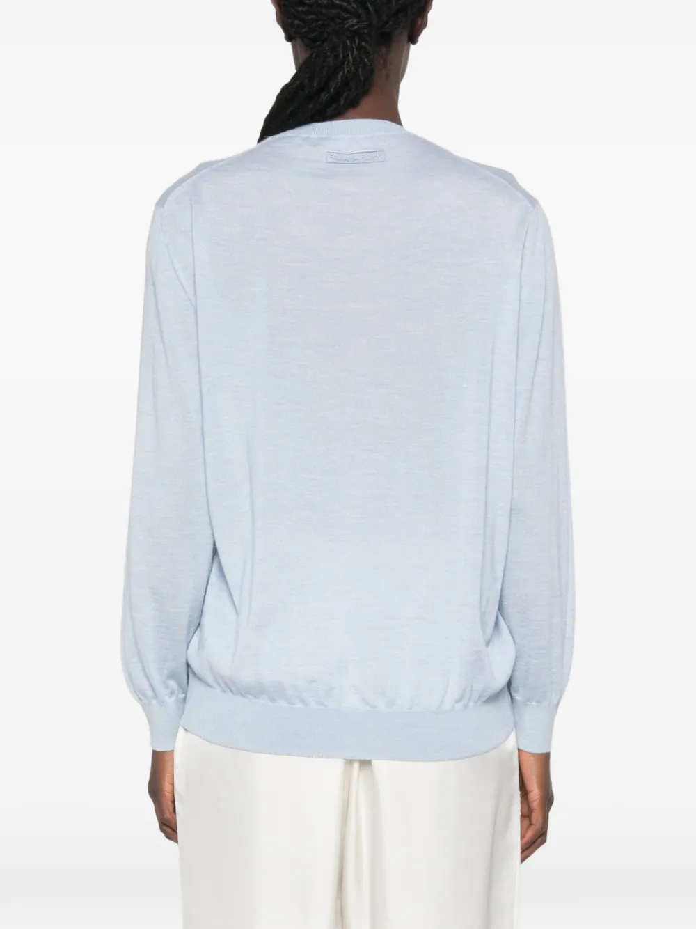 Fabiana Filippi Trui met hoge hals Blauw