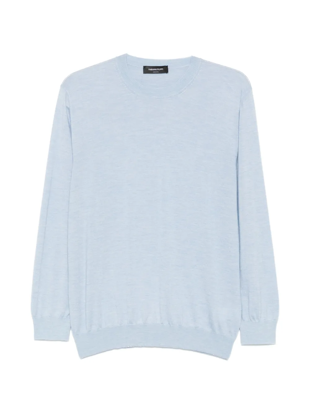 Fabiana Filippi crew-neck long-sleeve sweater - Blau