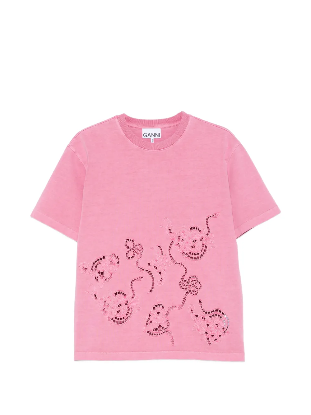 GANNI short-sleeves T-shirt - Rosa