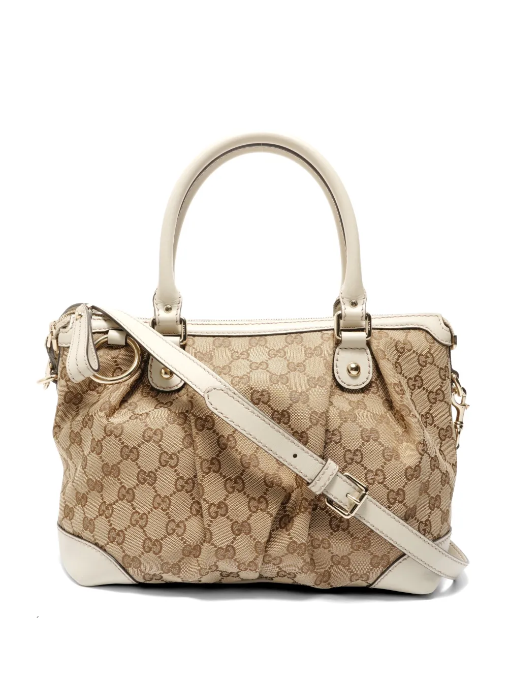 Gucci Pre-Owned 2000-2010s GG Canvas handbag - Nude