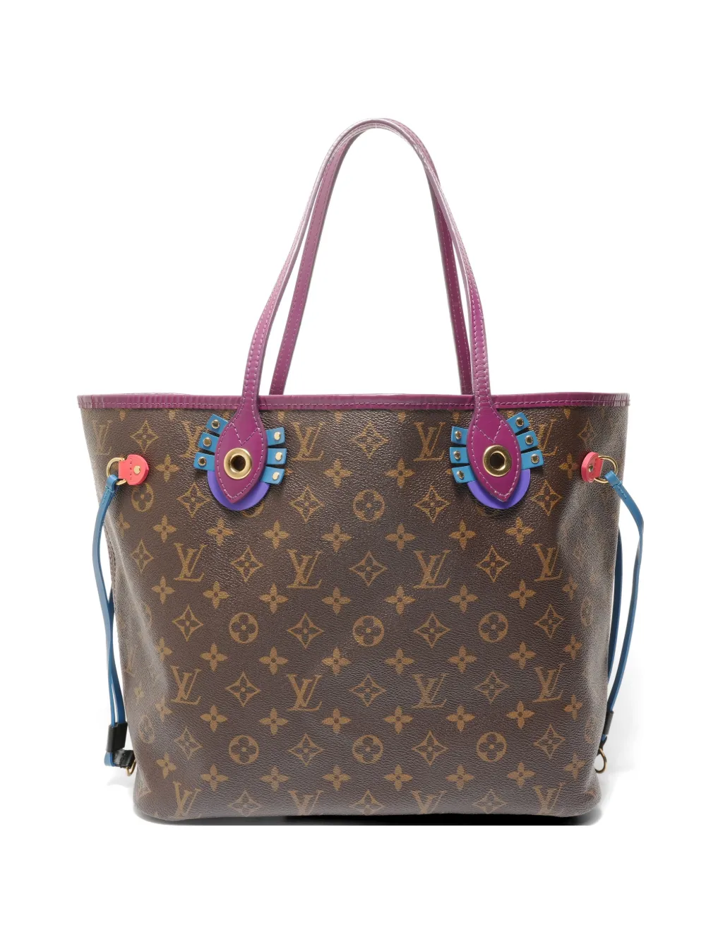 Louis Vuitton Pre-Owned 2015 Monogram Neverfull MM tote bag - Marrone