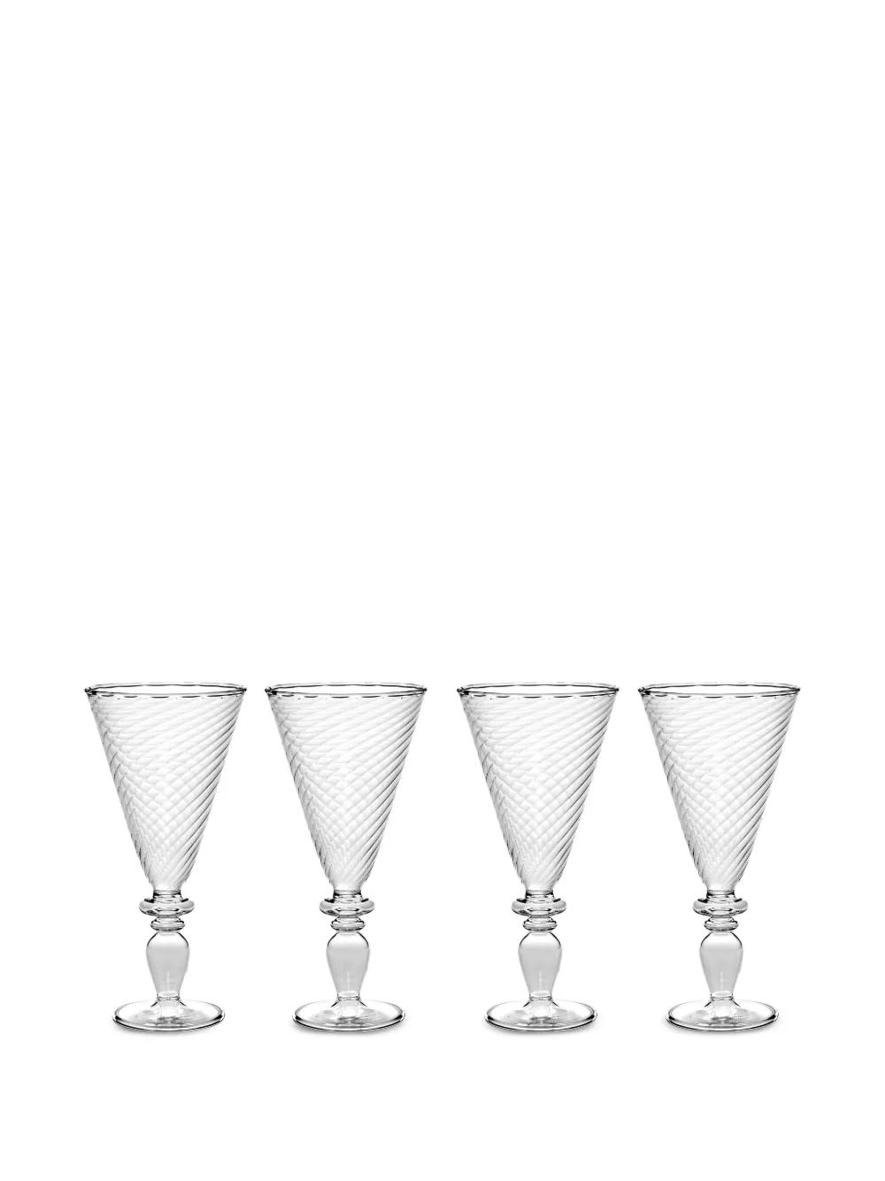 Serax x Waww La Table Nabucho 11 glasses (set of four) - Weiß
