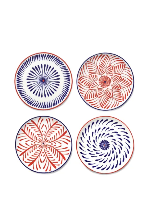 Serax x Waww La Table Bazaar geometric-patterned plates