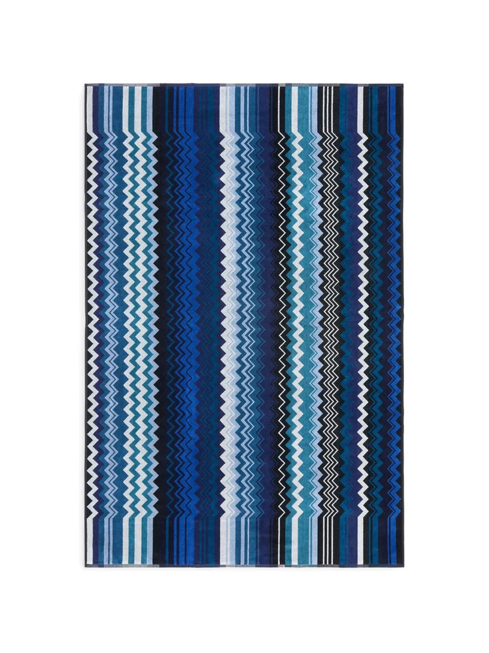 Missoni Home Giacomo zig-zag bath towel - Blu