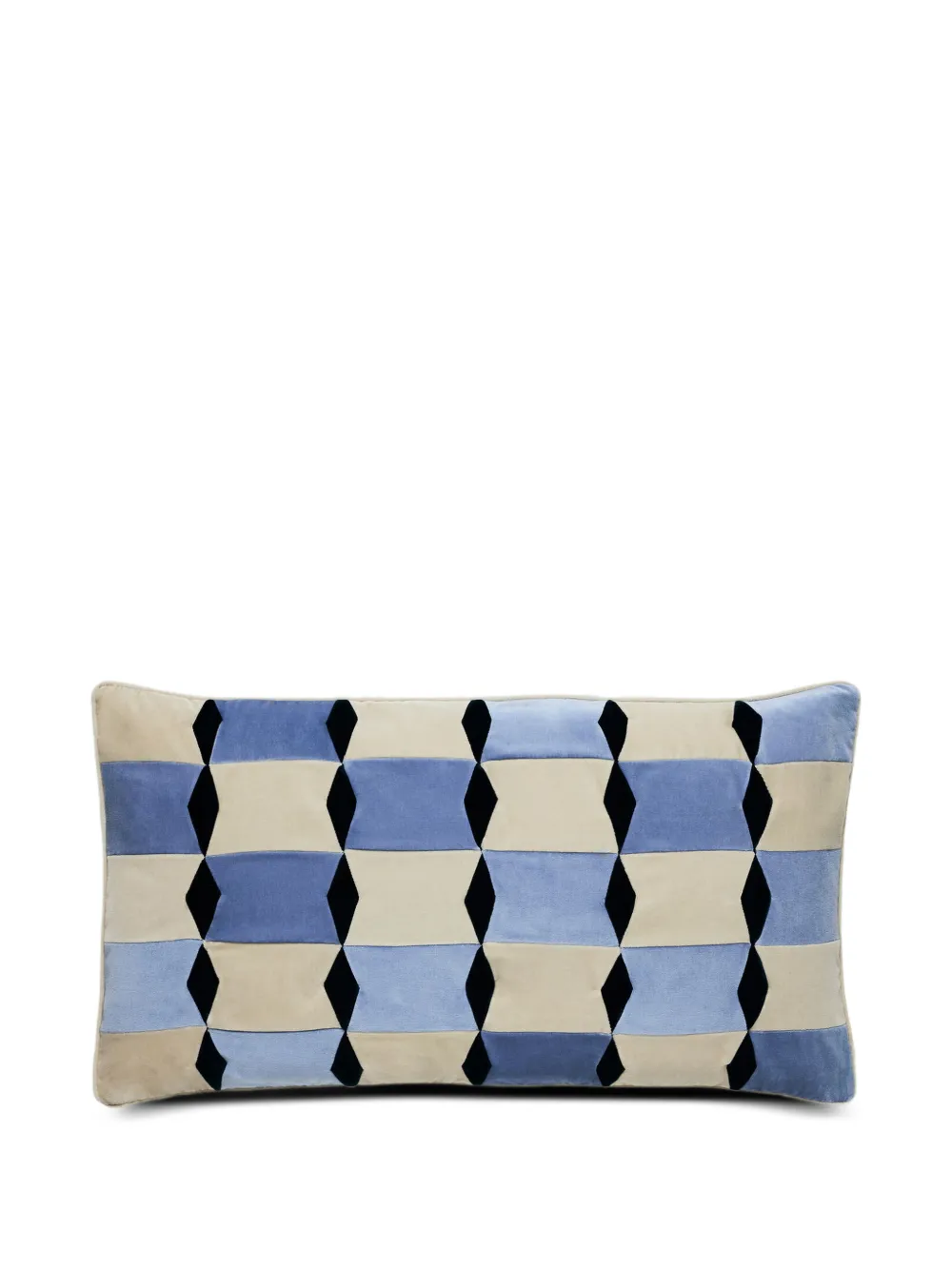 Christina Lundsteen Florence geometric velvet cushion - Toni neutri