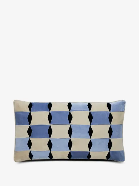 Christina Lundsteen Florence geometric velvet cushion