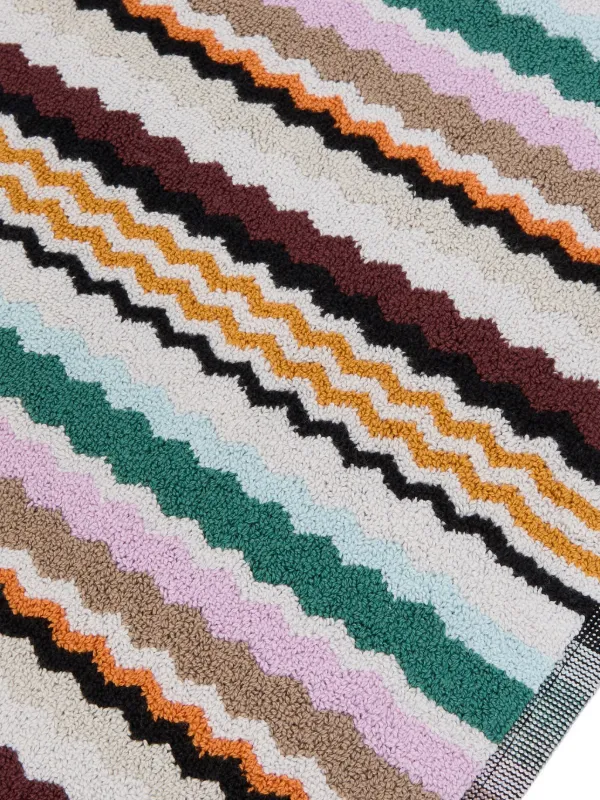 Missoni Home Aura chevron-pattern Bath Mat | Neutrals | FARFETCH