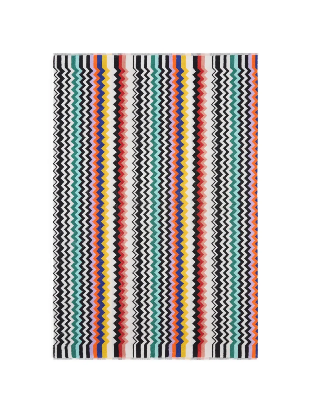 Missoni Home Best zigzag-pattern bath towel - Bianco