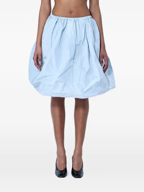 Prada elasticated taffeta mini skirt