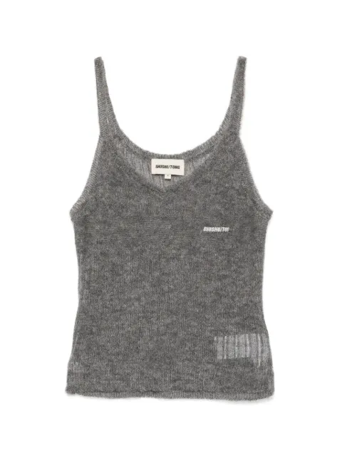 SHUSHU/TONG knit spaghetti-straps top