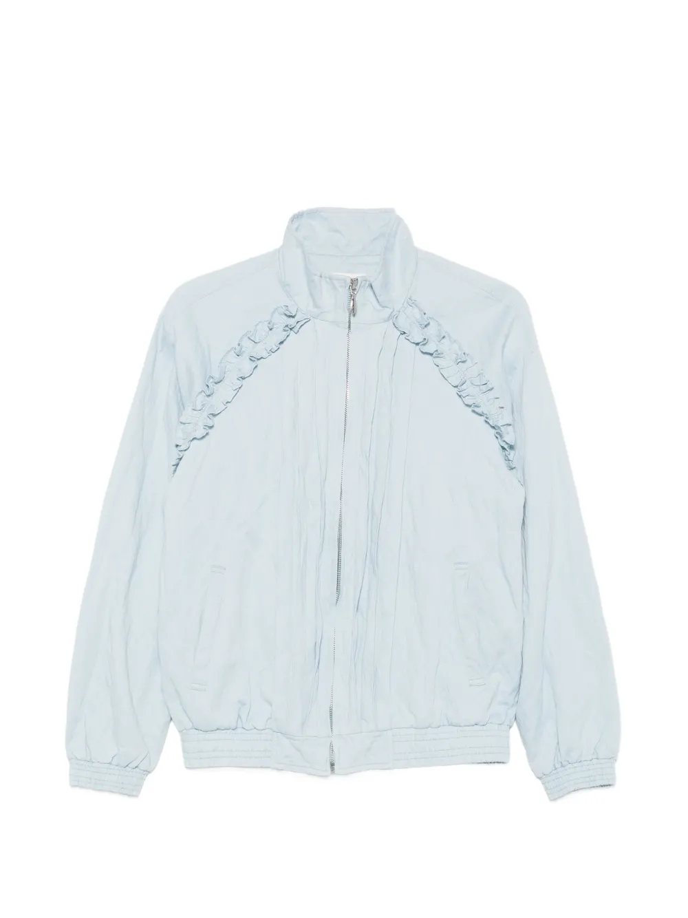 SHUSHU/TONG ruffled crinkle-effect jacket