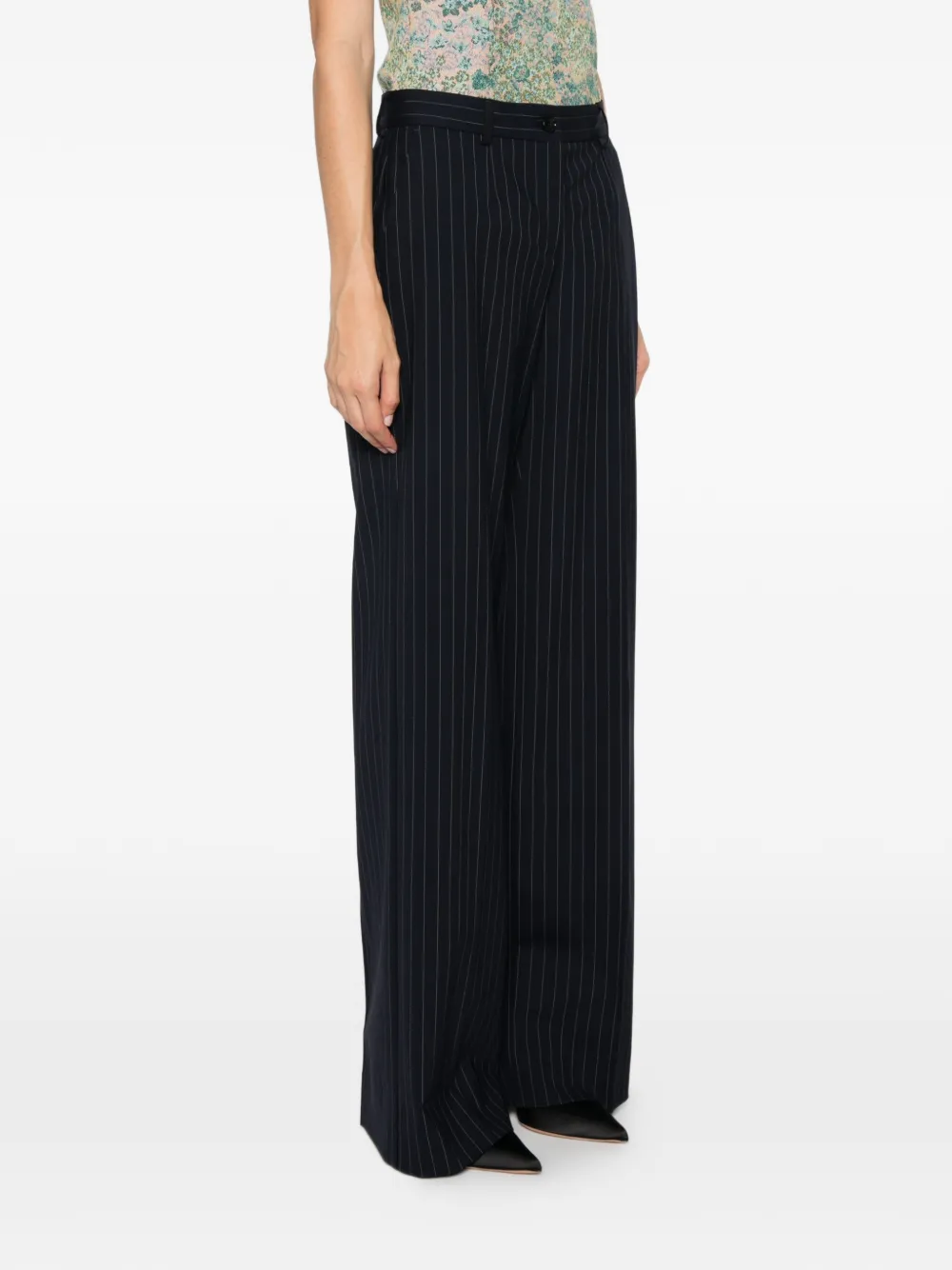 Dolce & Gabbana Broek met wijde pijpen Blauw