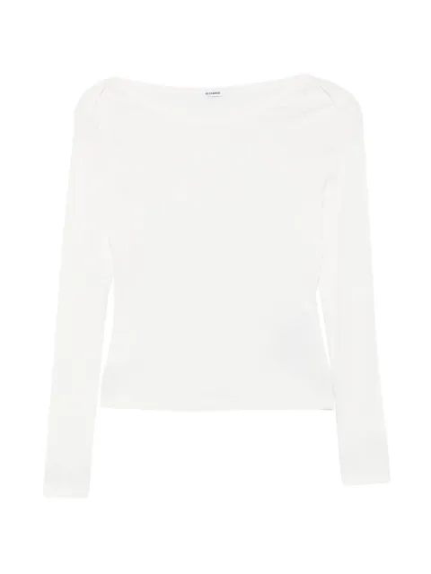 Jil Sander ribbed-knit long-sleeve top