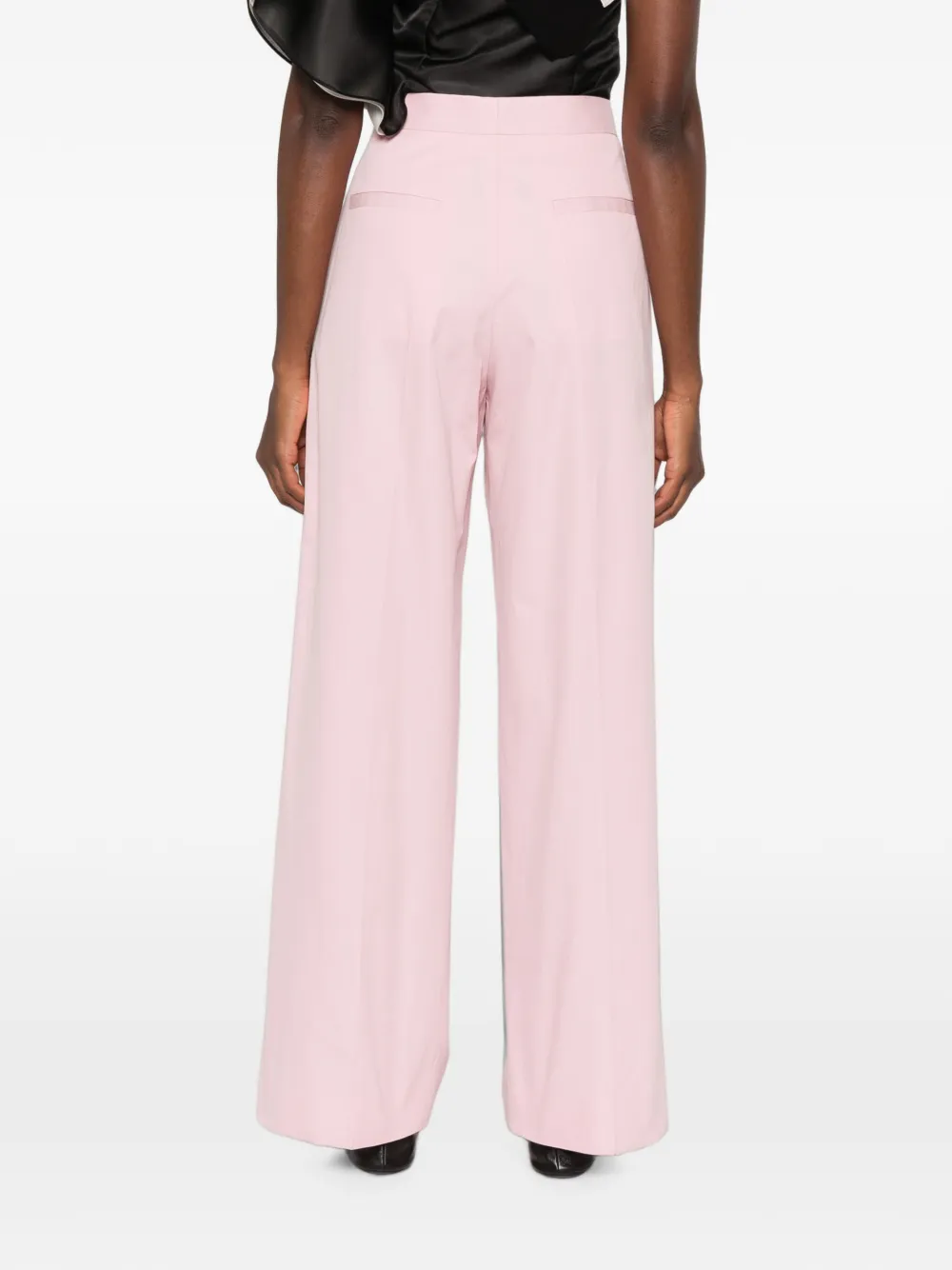 Jil Sander Broek met paspelzakken Roze