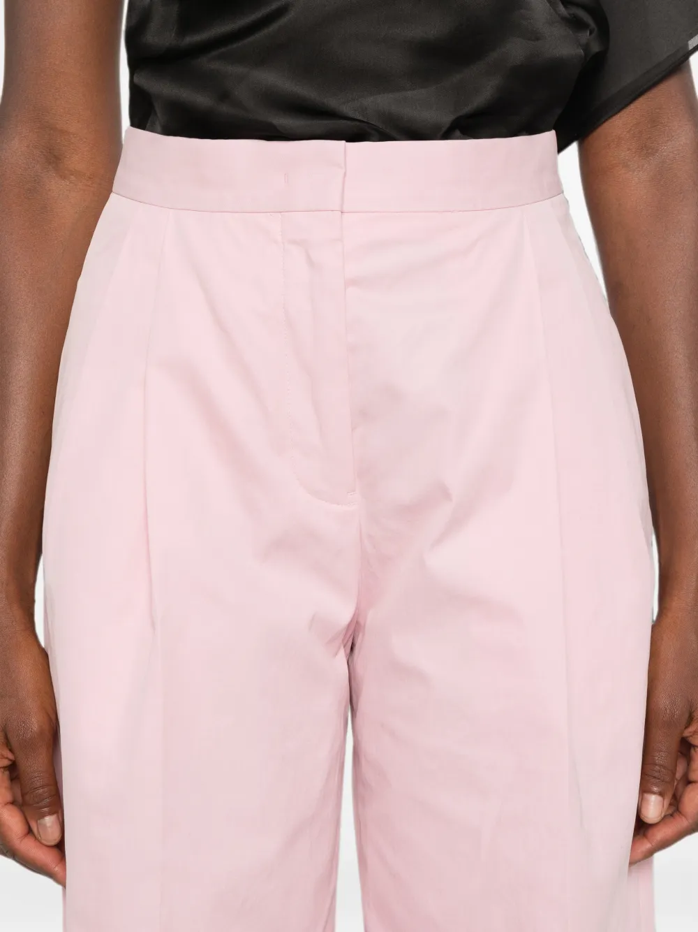 Jil Sander Broek met paspelzakken Roze