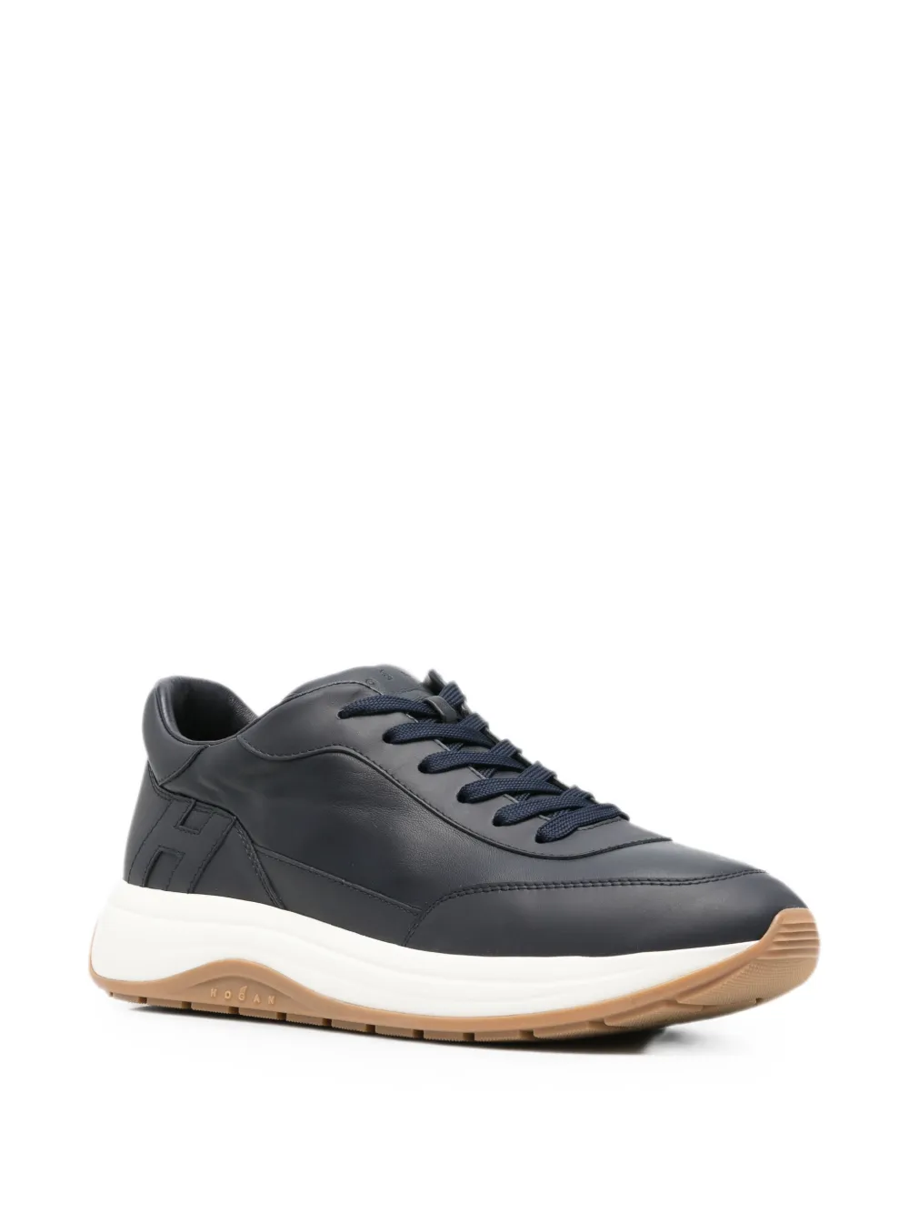Hogan Hi-Light logo-patch sneakers Blauw