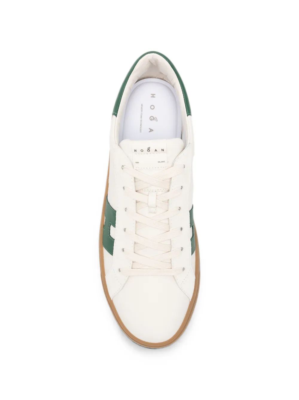 Hogan Crosswind panelled sneakers Beige