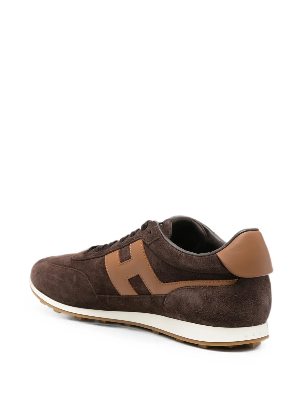 Hogan H699 logo-patch sneakers Bruin