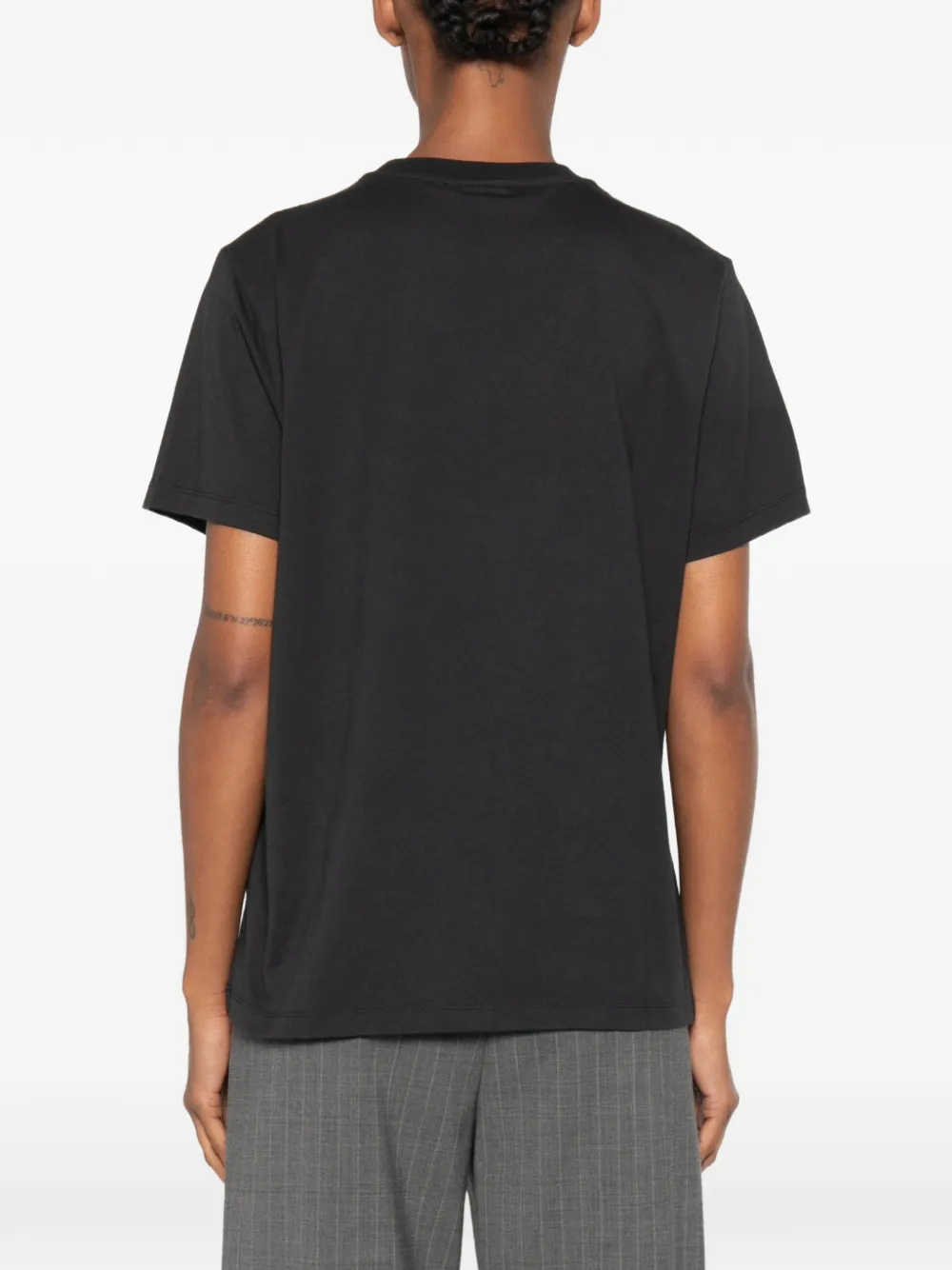 GANNI T-shirt met grafische print Zwart