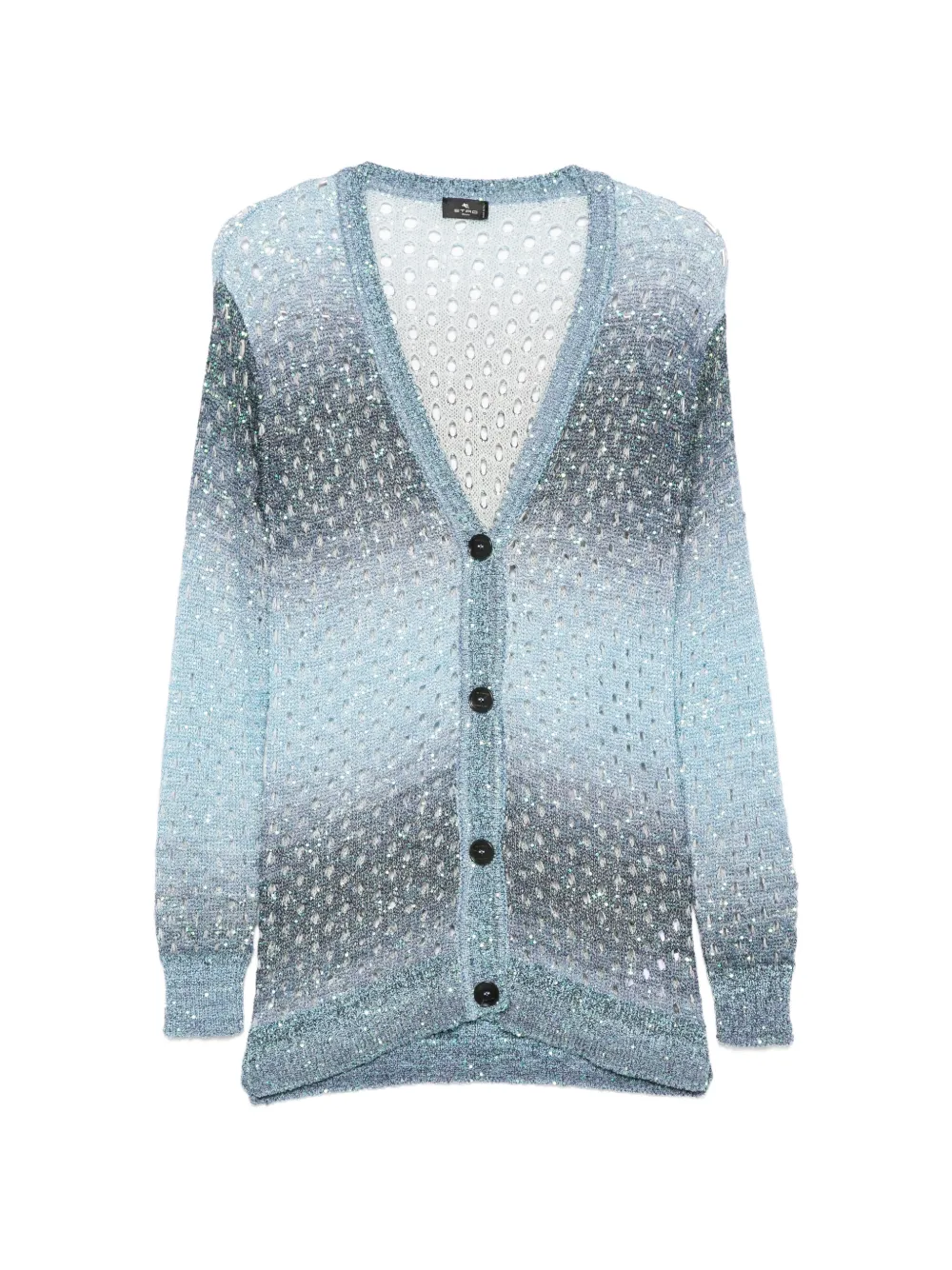 ETRO sequin-embellished cardigan - Blu