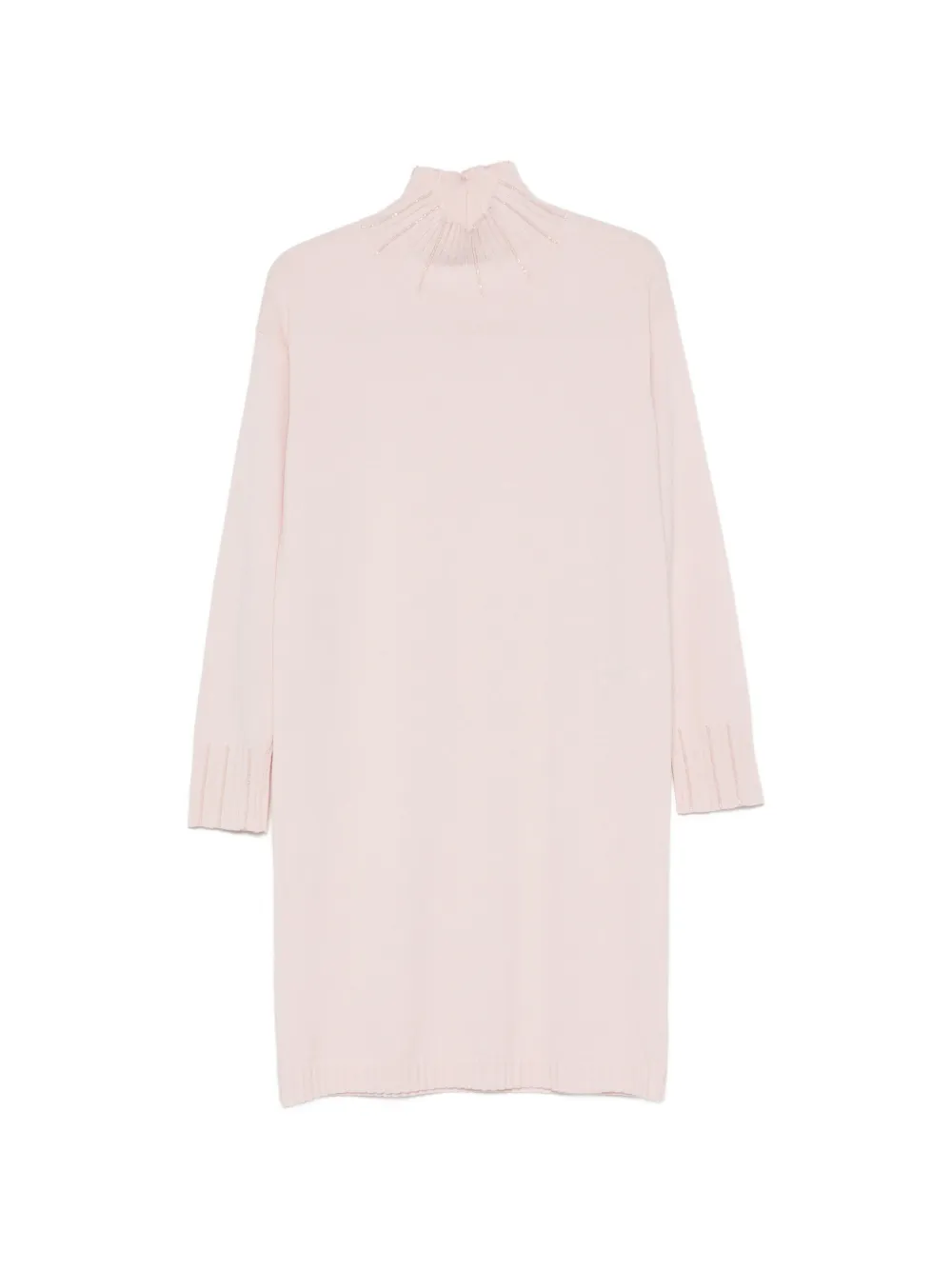 Fabiana Filippi embellished-trim mini dress - Rosa