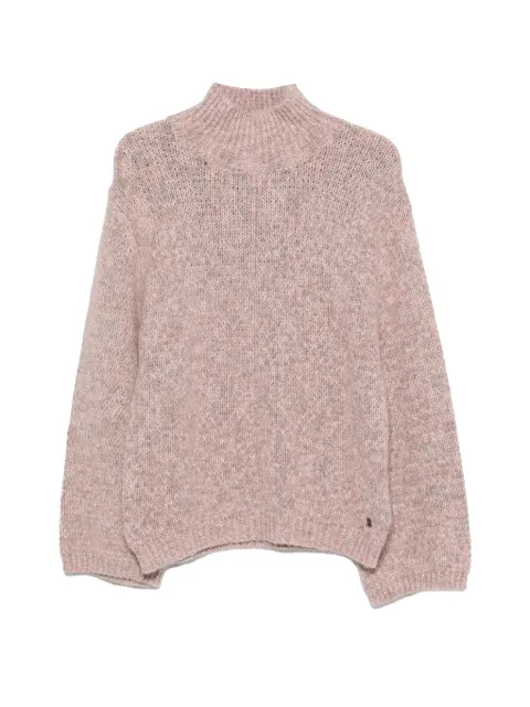 BOGNER high-neck chunky-knit sweater