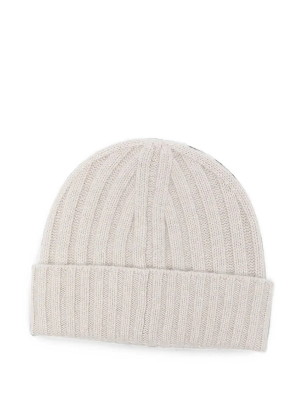Herno Ribgebreide muts Beige