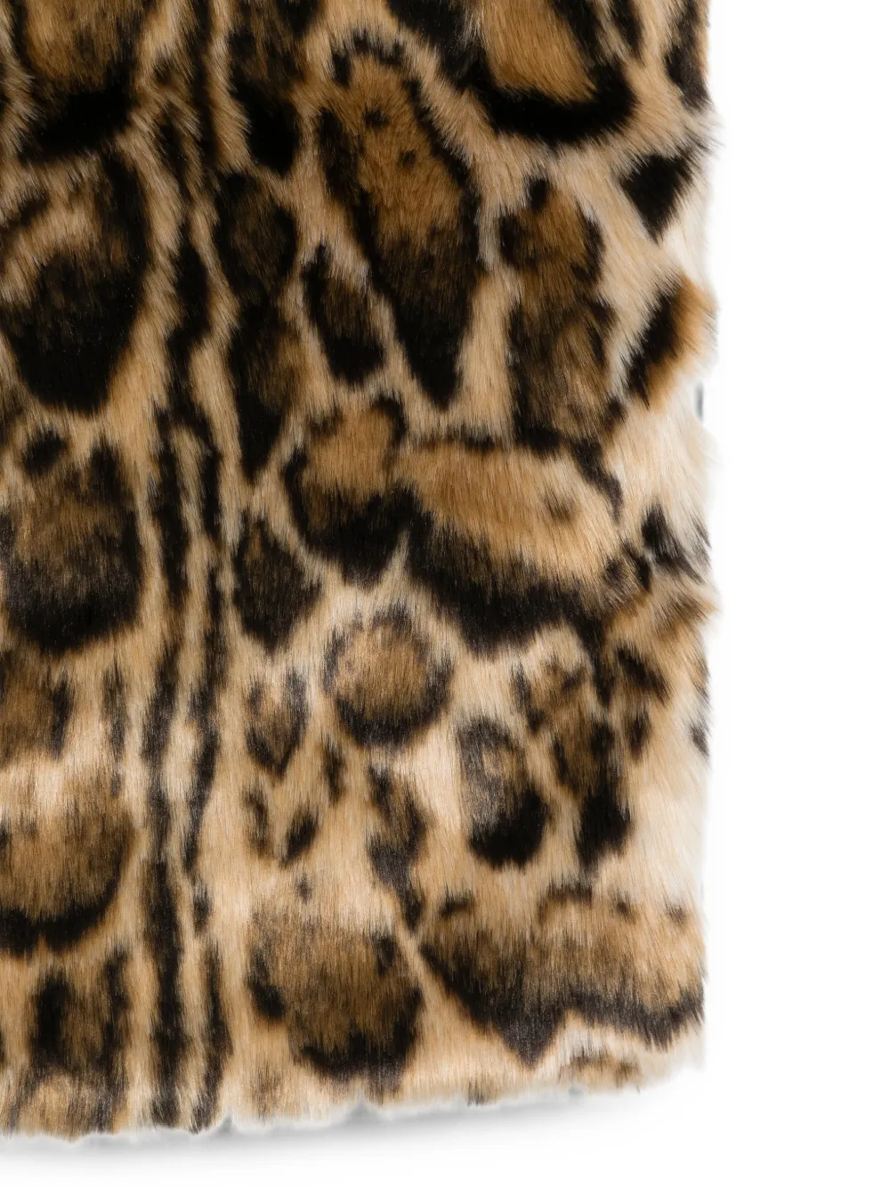 ETRO Sjaal met luipaard-print en bloemen-print Bruin