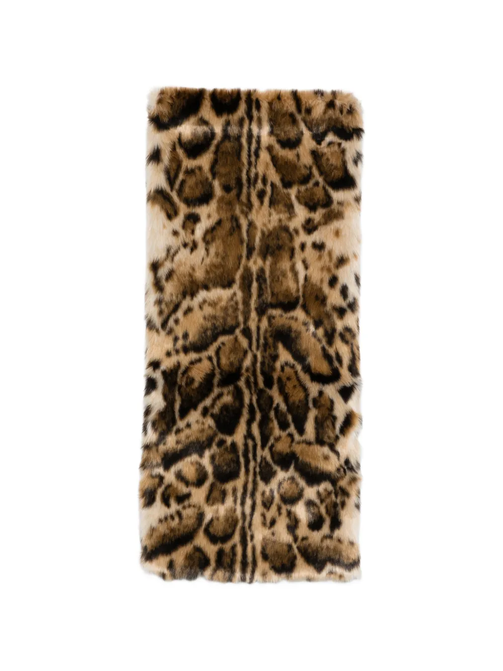 ETRO leopard-print floral-print scarf - Marrone