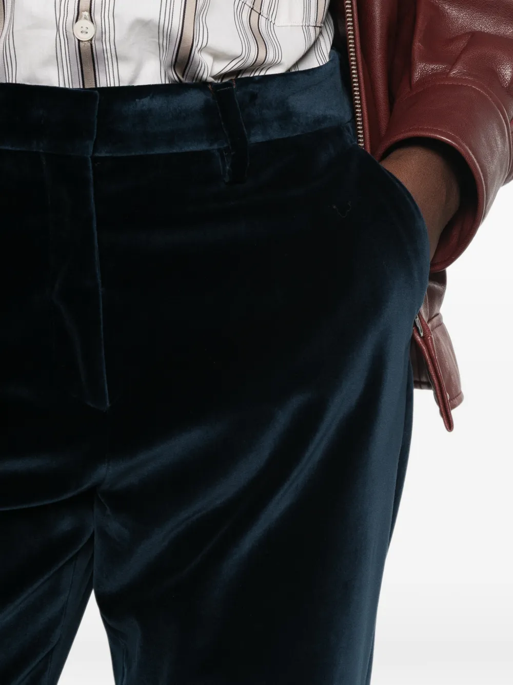 ETRO Fluwelen pantalon Blauw