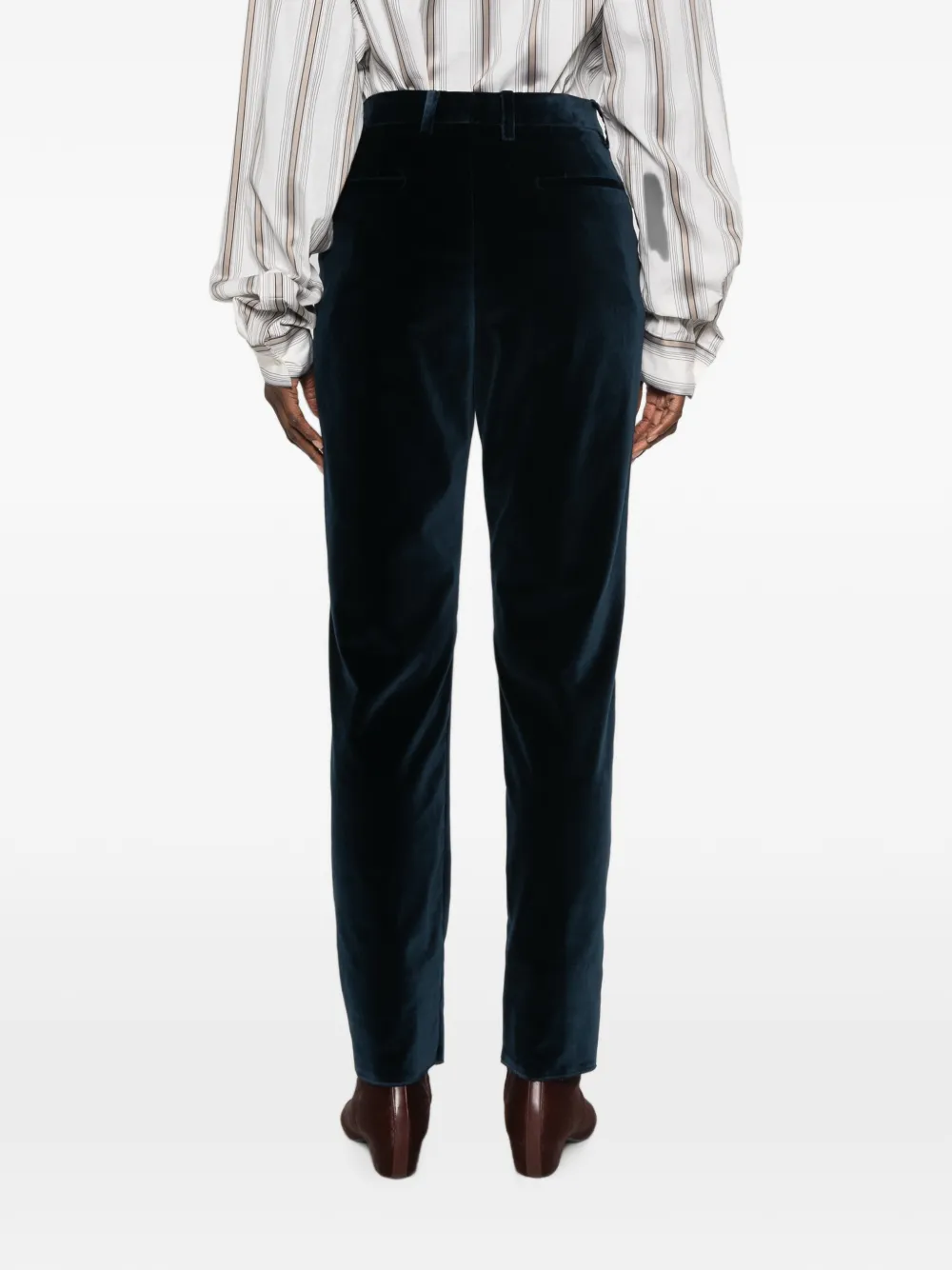 ETRO Fluwelen pantalon Blauw
