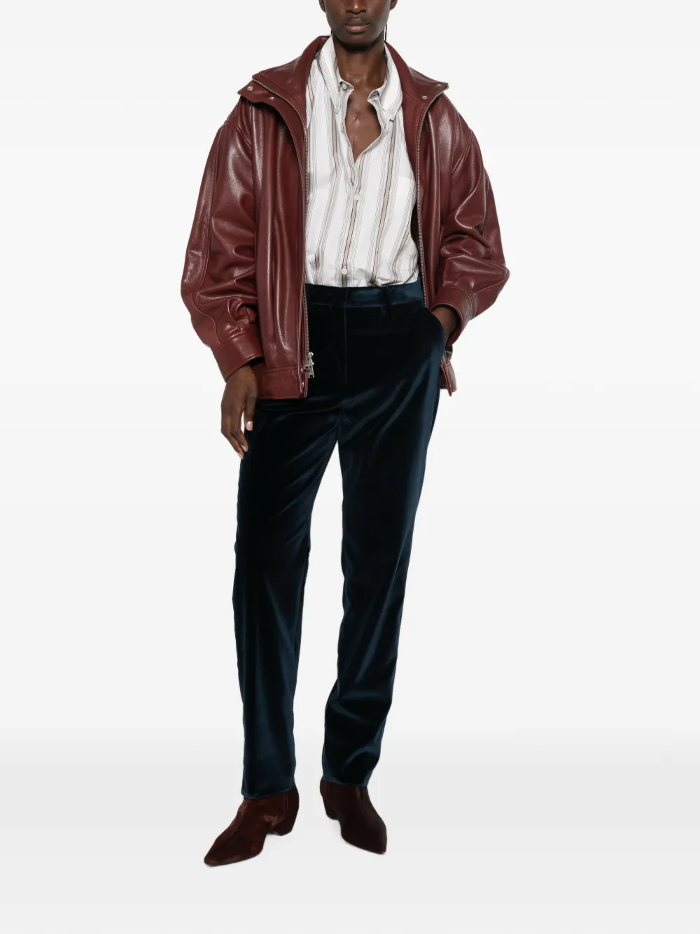 ETRO Fluwelen pantalon Blauw