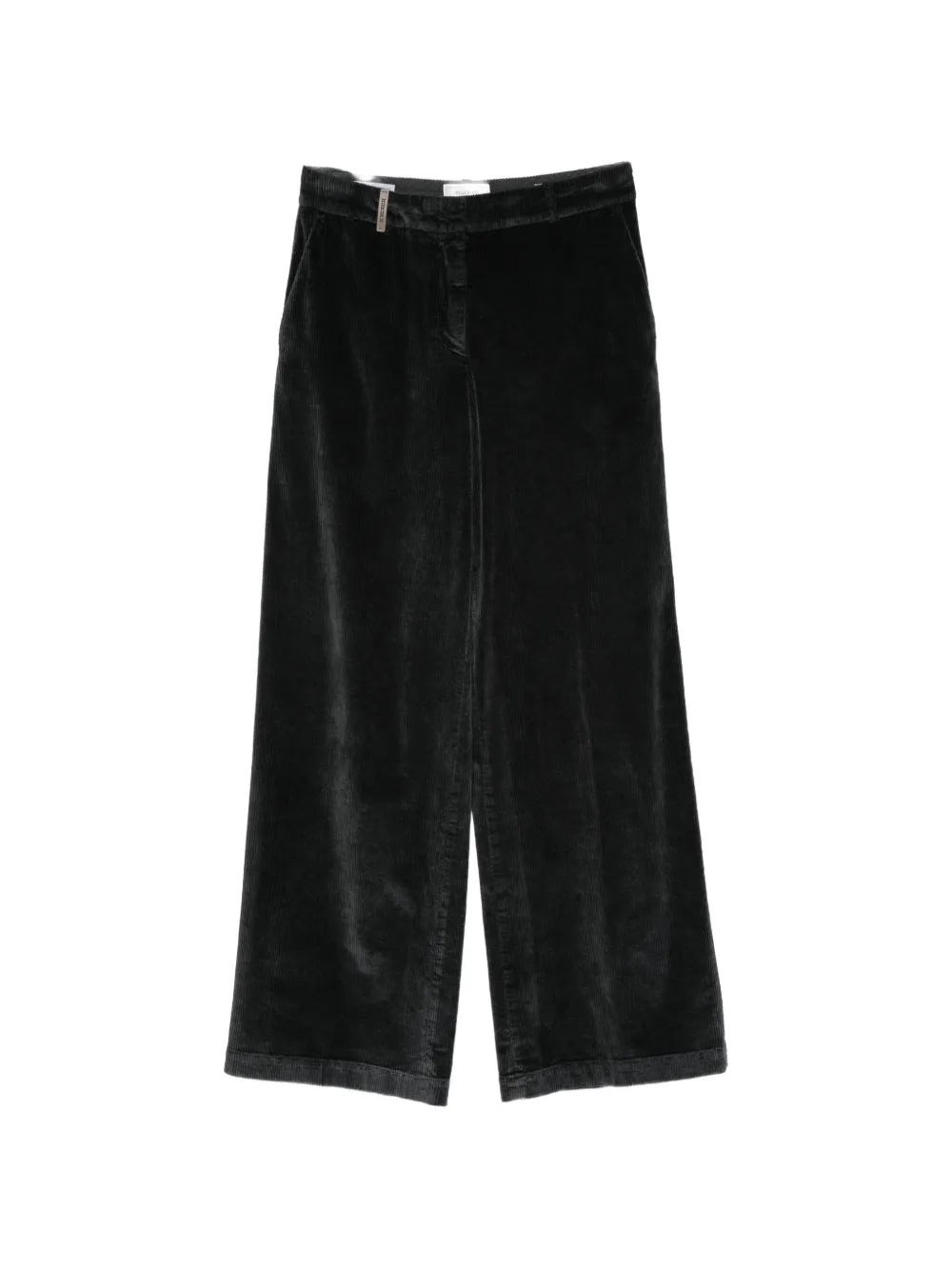Peserico corduroy palazzo pants - Nero