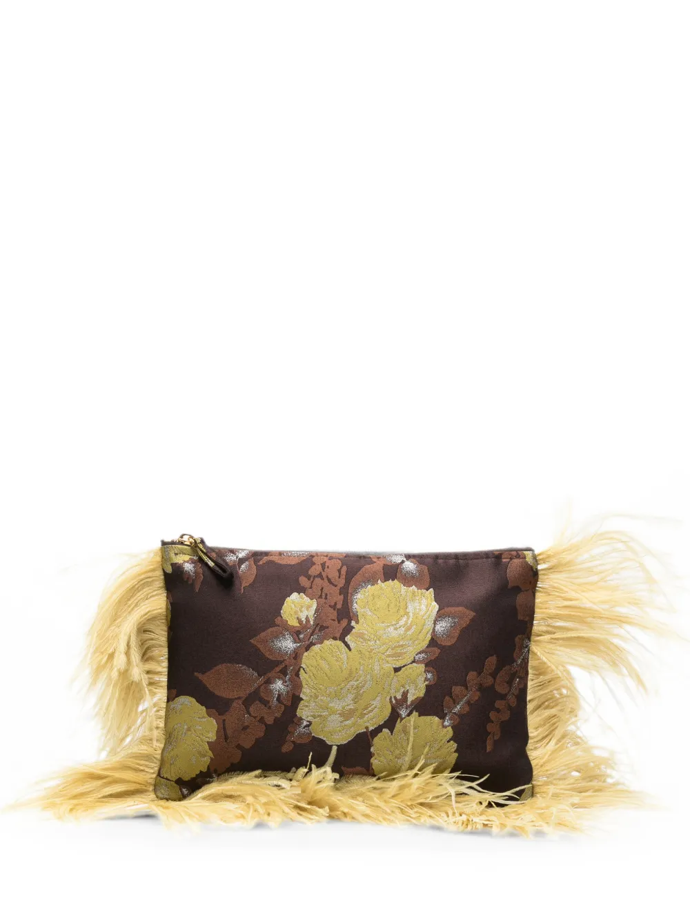 La DoubleJ Party clutch bag - Marrone