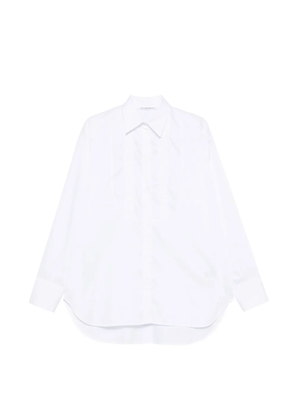 Ermanno Scervino pintuck-detail oversized shirt - White