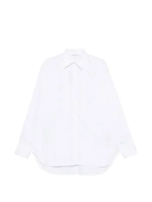 Sacai button-detailed short-sleeved Top | White | FARFETCH